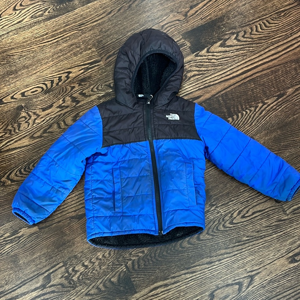 5T north face reversible winter boys coat